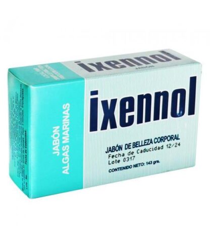 JABON IXENNOL AZUL ALGAS MARINAS JABON DE BELLEZA CORPORAL COMERCIALIZADORA DEL CENTRO