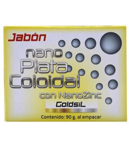 JABON NANO PLATA COLOIDAL 90 G GOLDSIL