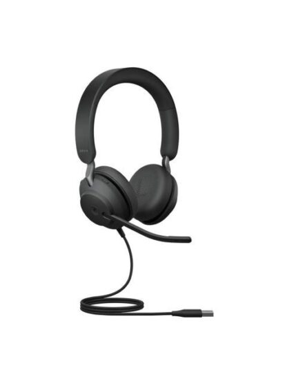 JABRA AUDIFONOS CON MICROFONO EVOLVE2 40 SE MS STEREO ALAMBRICO USB-A NEGRO - Image 2
