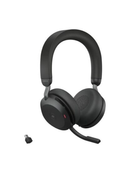 JABRA AUDIFONOS CON MICROFONO EVOLVE2 75 MS BLUETOOTH INALAMBRICO USB-C NEGRO - CON SOPORTE DE CARGA - Image 3