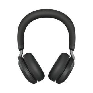 JABRA AUDIFONOS CON MICROFONO EVOLVE2 75 MS BLUETOOTH INALAMBRICO USB-C NEGRO - CON SOPORTE DE CARGA