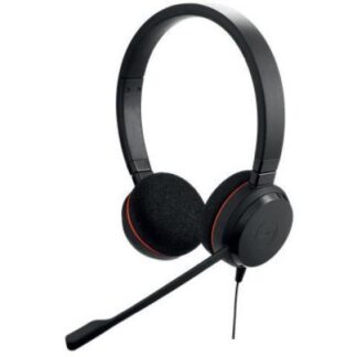 JABRA AUDIFONOS CON MICROFONO EVOLVE 20 UC STEREO ALAMBRICO USB NEGRO