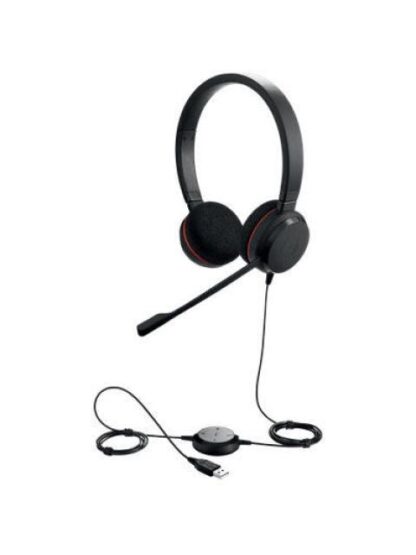JABRA AUDIFONOS CON MICROFONO EVOLVE 20 UC STEREO ALAMBRICO USB NEGRO - Image 5