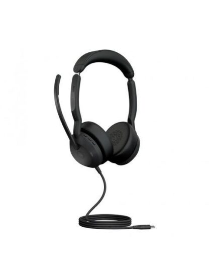 JABRA AURICULARES EVOLVE2 50 MS STEREO ALAMBRICO USB C NEGRO - Image 2