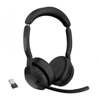 JABRA AURICULARES EVOLVE2 55 MS STEREO INALAMBRICO BLUETOOTH USB A-C NEGRO