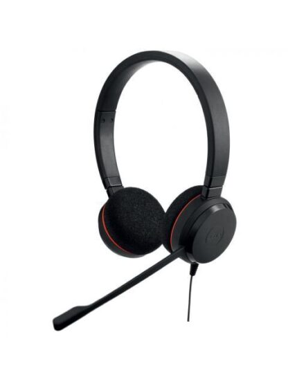 JABRA AURICULARES EVOLVE 20 MS STEREO ALAMBRICO BLUETOOTH USB-C NEGRO
