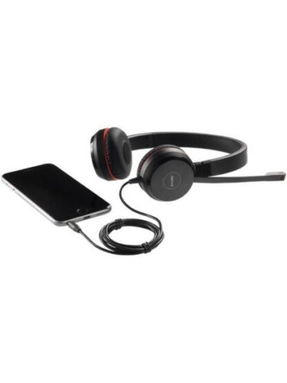 JABRA DIADEMA CON MICROFONO EVOLVE 30 II MS STEREO ALAMBRICO 0.9 METROS USB 3.5MM BINAURAL NEGRO - Image 9