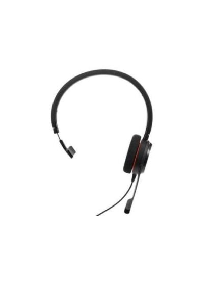JABRA MONOAURAL CON MICROFONO EVOLVE 20 UC ALAMBRICO USB NEGRO