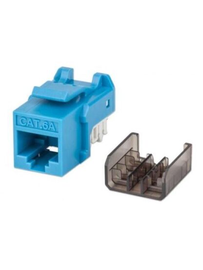 INTELLINET JACK DE RED CAT6A UTP RJ-45 AZUL-NEGRO - Image 2
