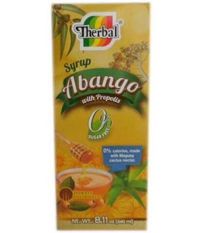 JARABE ABANGO CON PROPOLEO 240ML. 0%AZUCAR DIABETICOS THERBAL
