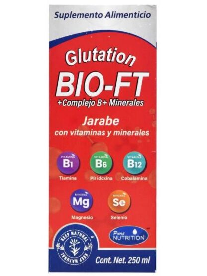 JARABE BIO FT COMPLEJO B MINERALES 250 ML PURE NUTRITION