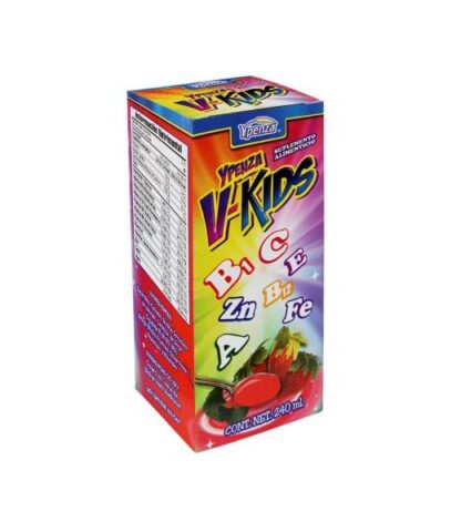 JARABE V-KIDS SABOR FRESA 240ML SOLO PARA DIABETICOS