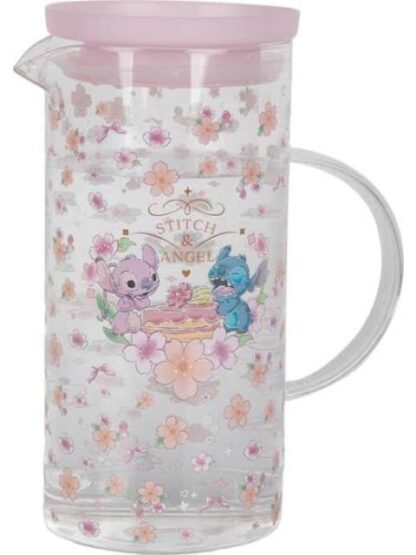 JARRA DE VIDRIO STITCH ROSA STITCH - Image 2