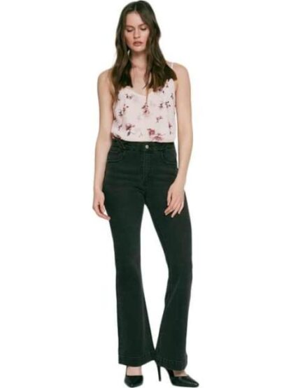 JEANS ACAMPANADO CINTURA ALTA NEGRO ATMOSPHERE DNM - Image 4