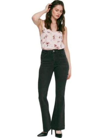 JEANS ACAMPANADO CINTURA ALTA NEGRO ATMOSPHERE DNM - Image 5