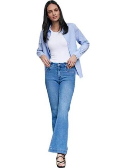JEANS ACAMPANADO GRIS ATMOSPHERE DNM - Image 4