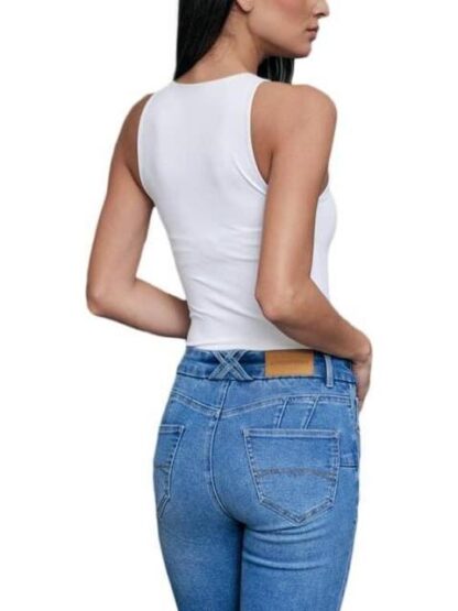 JEANS ACAMPANADO GRIS ATMOSPHERE DNM - Image 5
