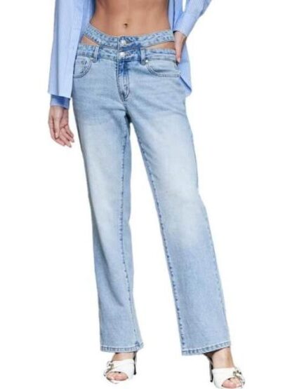 JEANS BAGGY CINTURA SUPER ALTA GRIS ATMOSPHERE DNM - Image 3