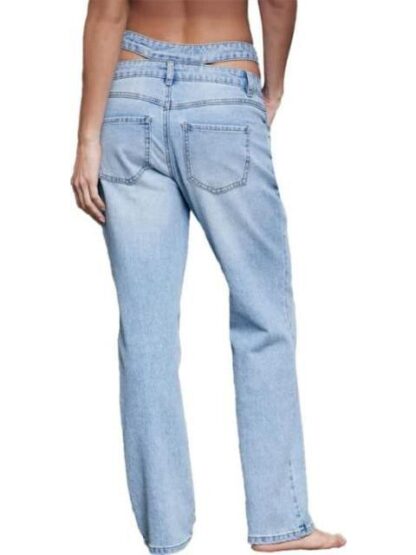 JEANS BAGGY CINTURA SUPER ALTA GRIS ATMOSPHERE DNM - Image 4