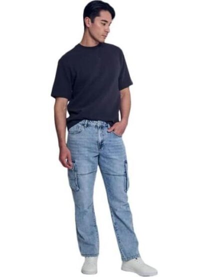 JEANS CARGO BLEACH HARD SODA - Image 6