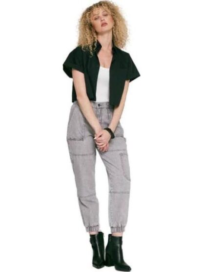 JEANS CARGO CINTURA ALTA GRIS ATMOSPHERE DNM - Image 3