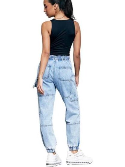 JEANS CARGO CINTURA ALTA GRIS ATMOSPHERE DNM - Image 4