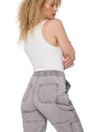 JEANS CARGO CINTURA ALTA GRIS ATMOSPHERE DNM - Image 4