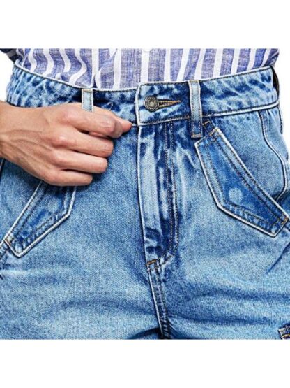 JEANS CARGO CINTURA SUPERALTA GRIS ATMOSPHERE DNM - Image 6
