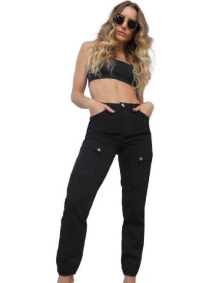 JEANS CARGO NEGRO SEVEN JEANS