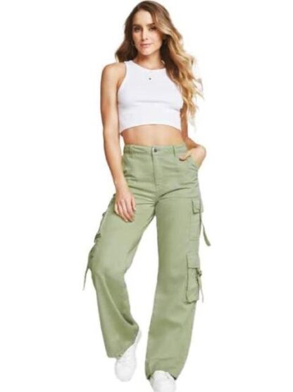 JEANS CARGO VERDE SEVEN JEANS