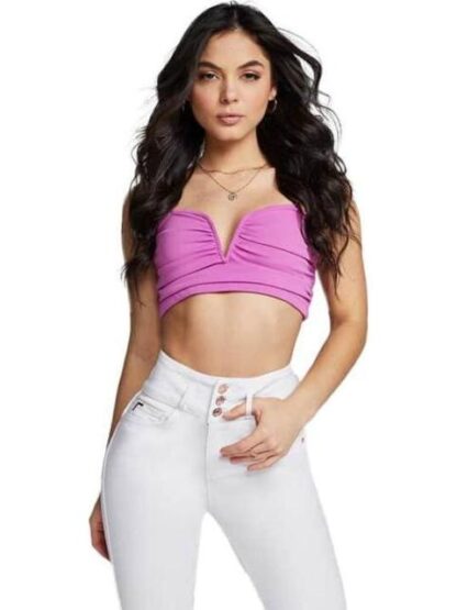 JEANS CINTURA ALTA BLANCO SEVEN JEANS
