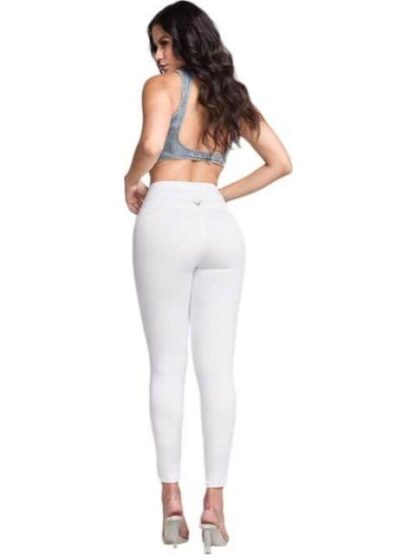 JEANS SUPERSKINNY CINTURA ALTA BLANCO SEVEN JEANS - Image 2