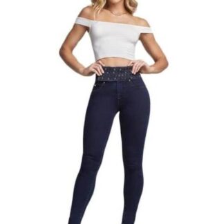 JEANS CINTURA ALTA GRIS SEVEN JEANS