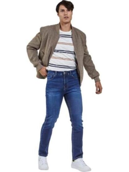 JEANS CORTE RECTO GRIS GOODYEAR