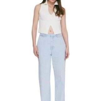 JEANS CORTE WIDE LEG BLEACH ATMOSPHERE DNM