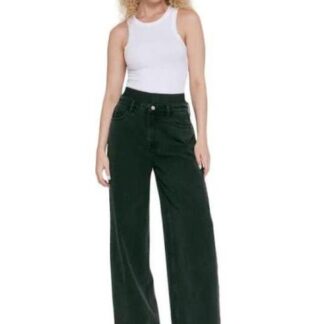 JEANS CORTE WIDE LEG CINTURA ALTA NEGRO ATMOSPHERE DNM