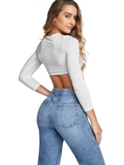 JEANS MOM SLIM GRIS SEVEN JEANS - Image 3
