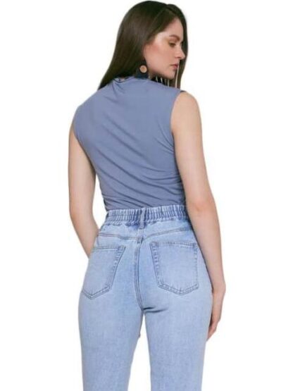 JEANS MOM SUPER CINTURA ALTA BLEACH ATMOSPHERE DNM - Image 4