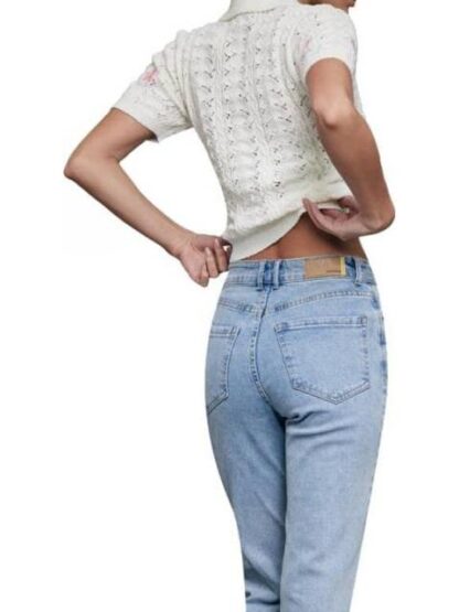 JEANS MOM SUPER CINTURA ALTA BLEACH ATMOSPHERE DNM - Image 6