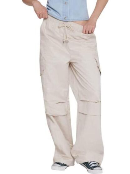 JEANS PARACHUTE CINTURA REGULAR BEIGE SANTA LOLA - Image 2