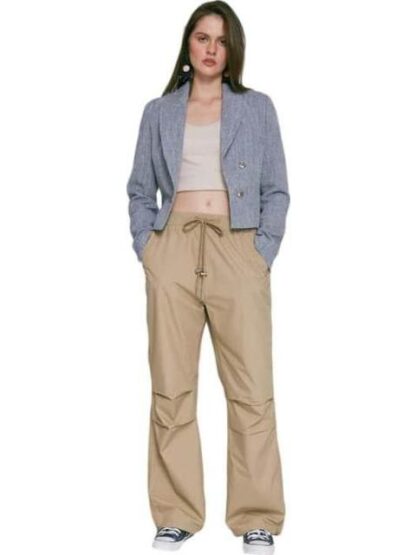 JEANS PARACHUTE CINTURA REGULAR CAMEL SANTA LOLA - Image 6