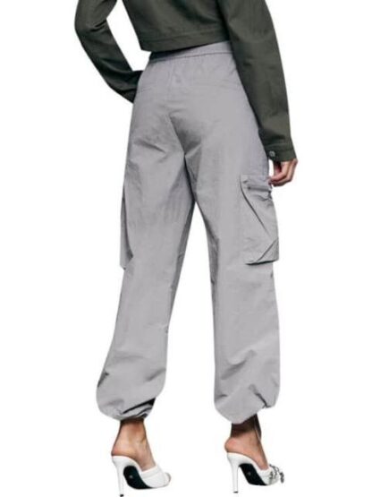 JEANS PARACHUTE CINTURA REGULAR GRIS SANTA LOLA - Image 4