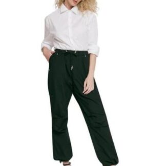 JEANS PARACHUTE CINTURA REGULAR NEGRO SANTA LOLA