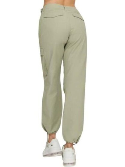 JEANS PARACHUTE CINTURA REGULAR VERDE SANTA LOLA - Image 4