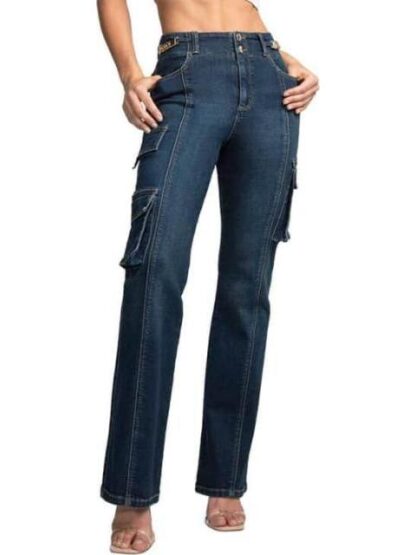 JEANS CINTURA ALTA GRIS SEVEN JEANS - Image 3