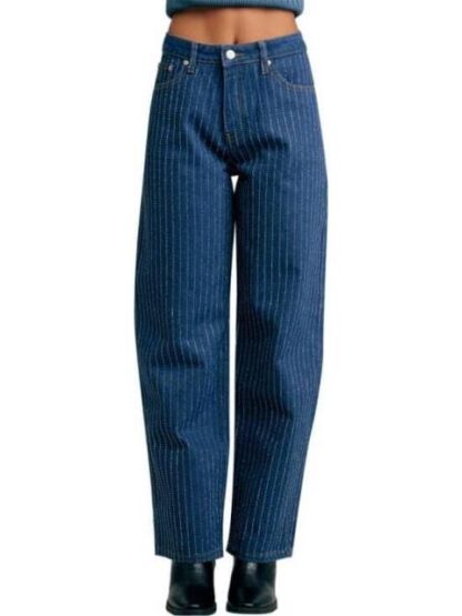 JEANS RECTOS CINTURA ALTA GRIS ATMOSPHERE DNM - Image 2
