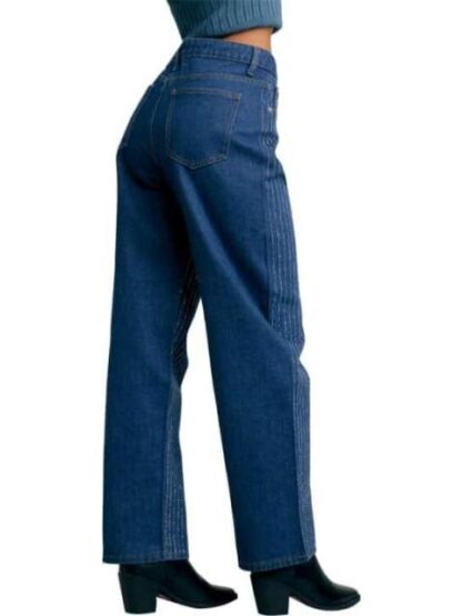 JEANS RECTOS CINTURA ALTA GRIS ATMOSPHERE DNM - Image 3