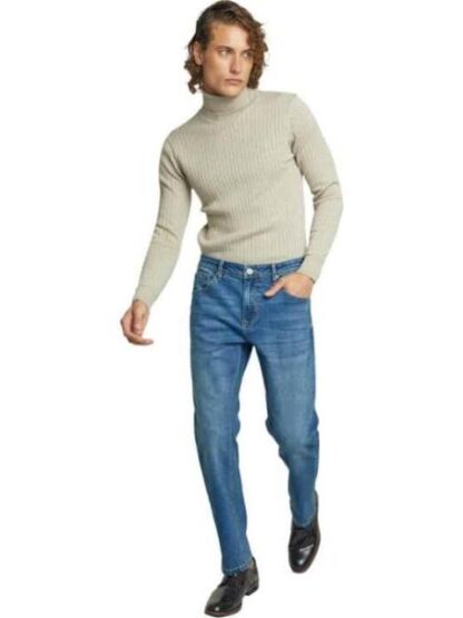 JEANS REGULAR SLIM GRIS NEXT CO