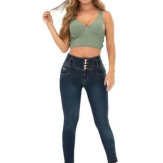 JEANS SKINNY CINTURA ALTA AZUL FERGINO