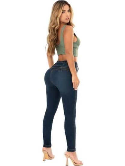 JEANS SKINNY CINTURA ALTA AZUL FERGINO - Image 3